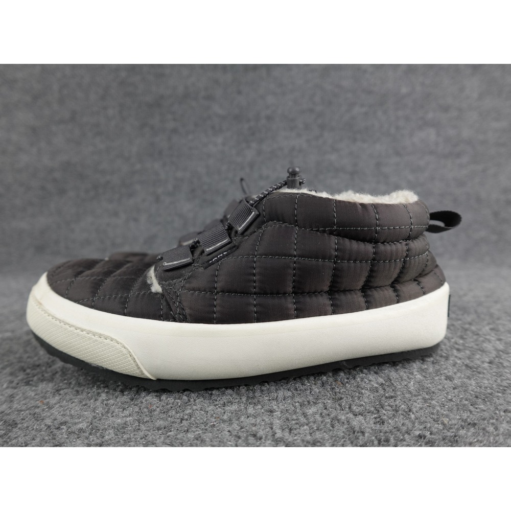 Vans Gray‎ Quilted Sherpa Lined Water Resistant Slip On Shoes Mens 6 Womens 7.5
